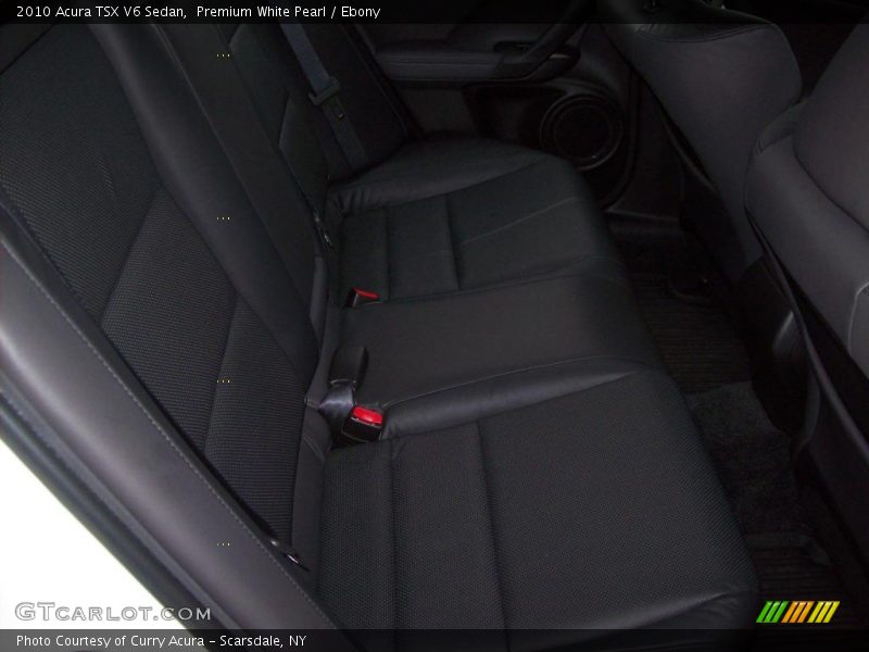 Premium White Pearl / Ebony 2010 Acura TSX V6 Sedan