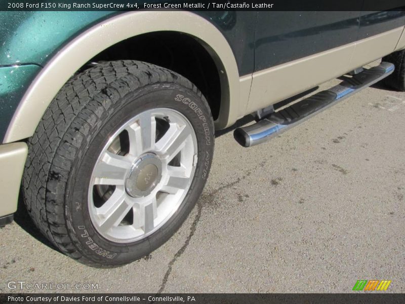 Forest Green Metallic / Tan/Castaño Leather 2008 Ford F150 King Ranch SuperCrew 4x4