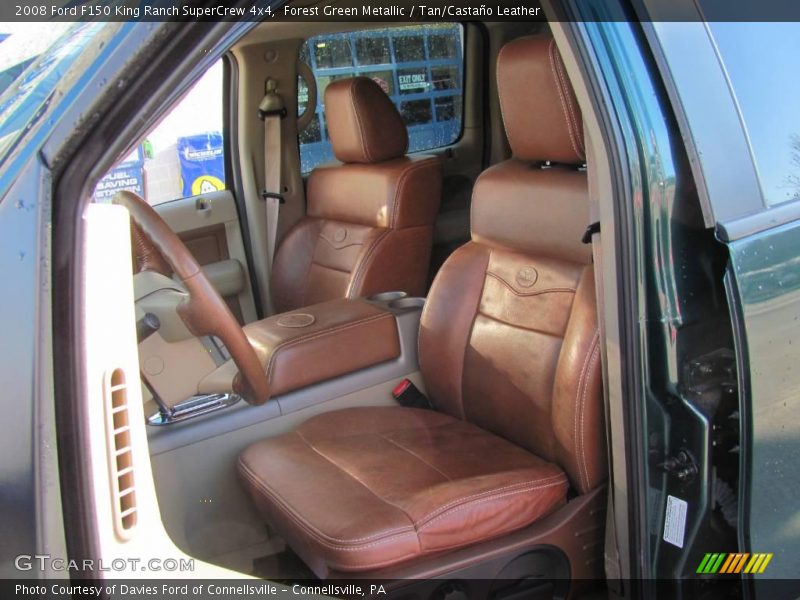 Forest Green Metallic / Tan/Castaño Leather 2008 Ford F150 King Ranch SuperCrew 4x4