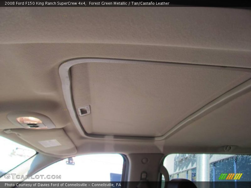 Forest Green Metallic / Tan/Castaño Leather 2008 Ford F150 King Ranch SuperCrew 4x4
