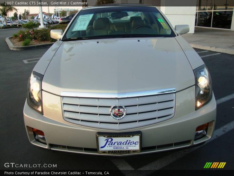 Gold Mist / Cashmere 2007 Cadillac CTS Sedan