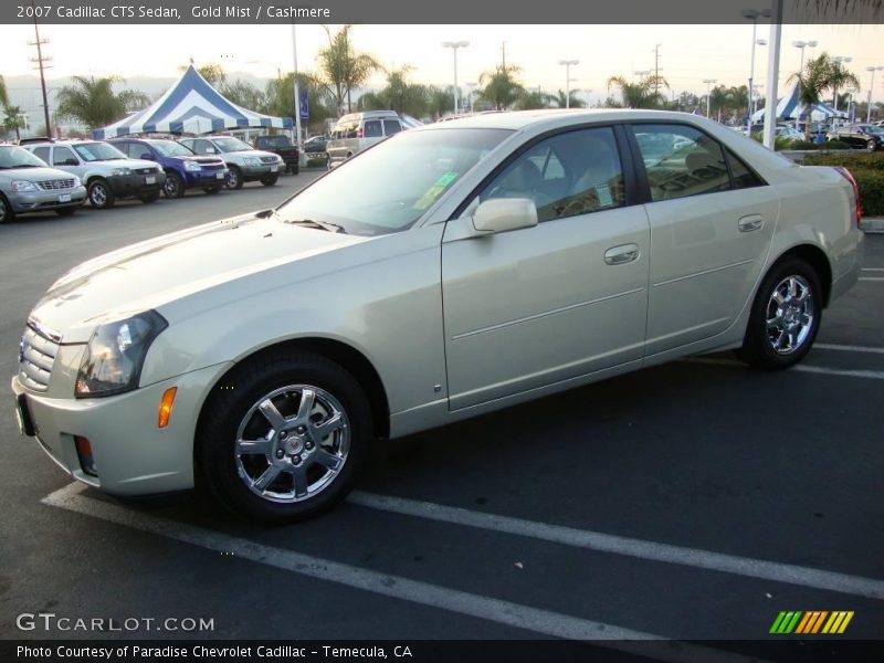 Gold Mist / Cashmere 2007 Cadillac CTS Sedan