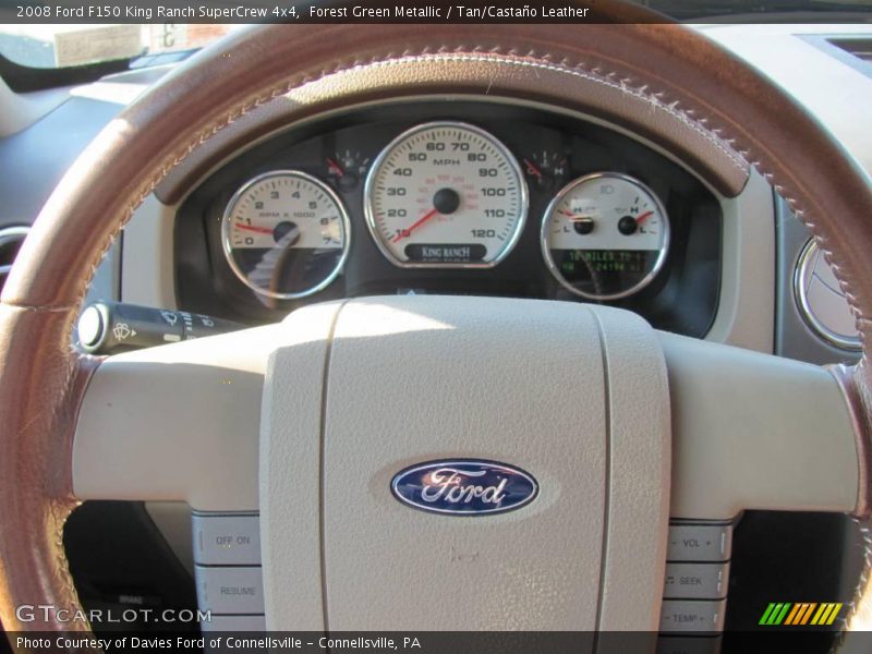 Forest Green Metallic / Tan/Castaño Leather 2008 Ford F150 King Ranch SuperCrew 4x4