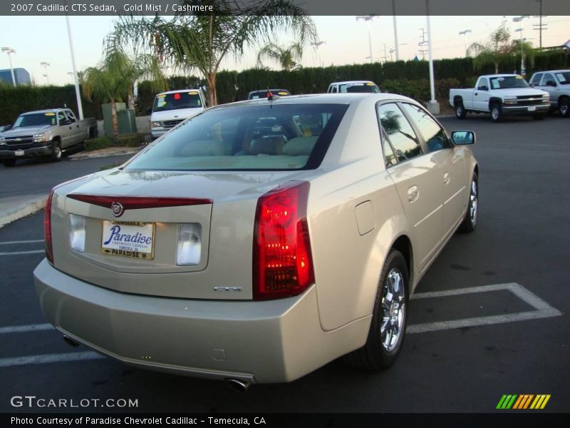Gold Mist / Cashmere 2007 Cadillac CTS Sedan