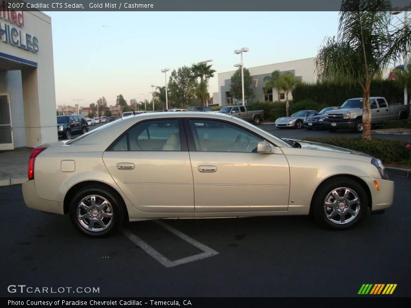 Gold Mist / Cashmere 2007 Cadillac CTS Sedan