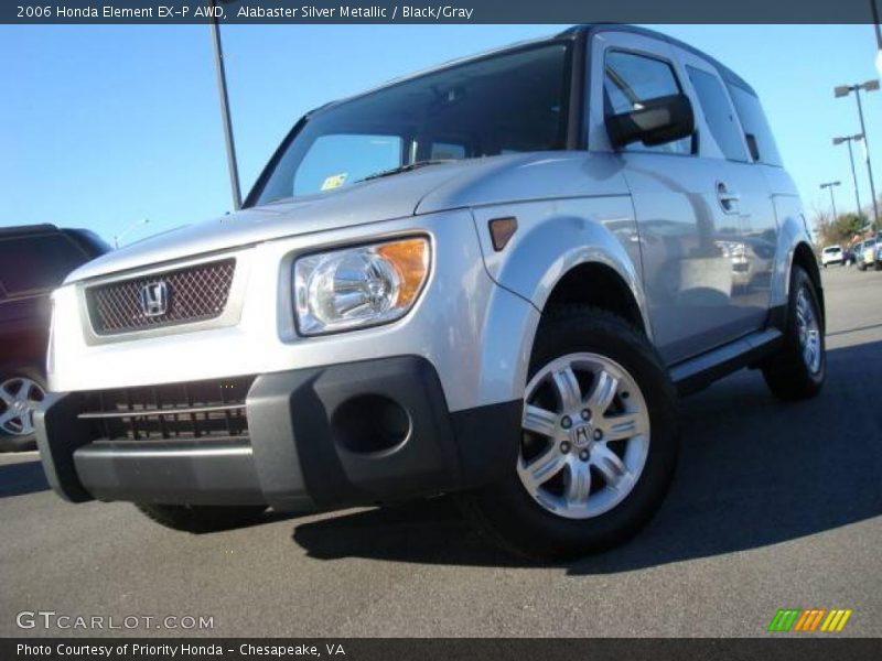 Alabaster Silver Metallic / Black/Gray 2006 Honda Element EX-P AWD