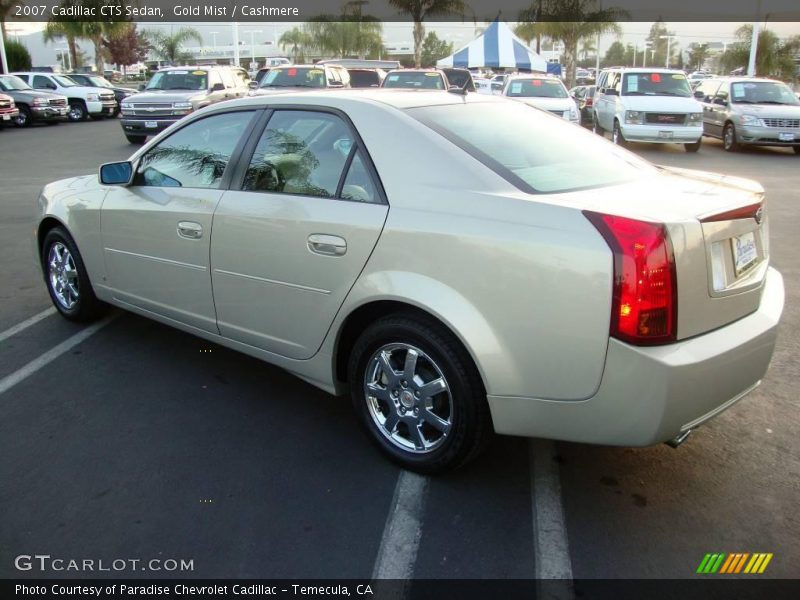 Gold Mist / Cashmere 2007 Cadillac CTS Sedan