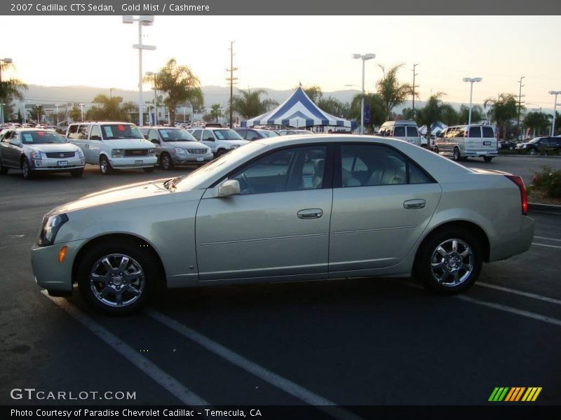 Gold Mist / Cashmere 2007 Cadillac CTS Sedan