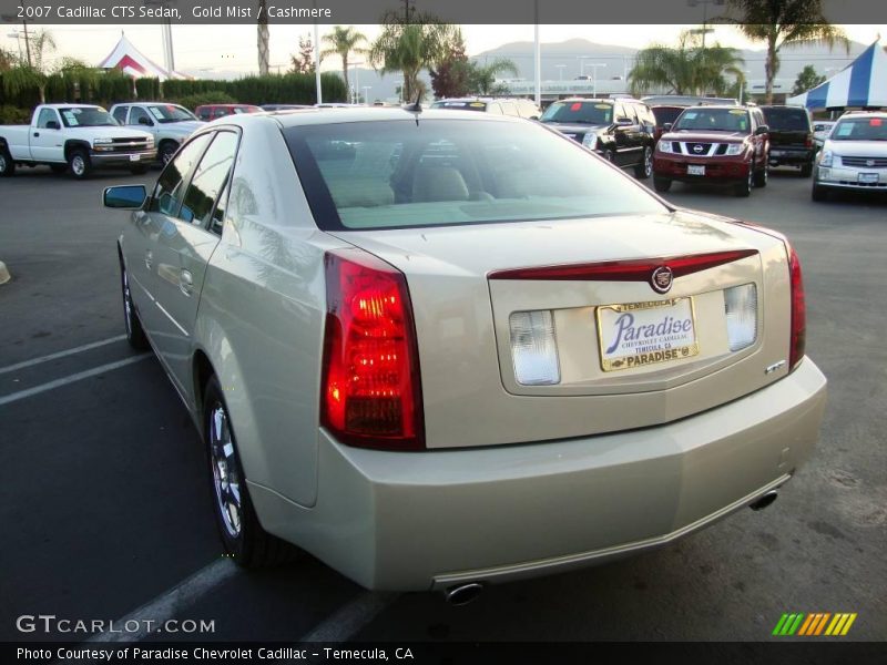 Gold Mist / Cashmere 2007 Cadillac CTS Sedan