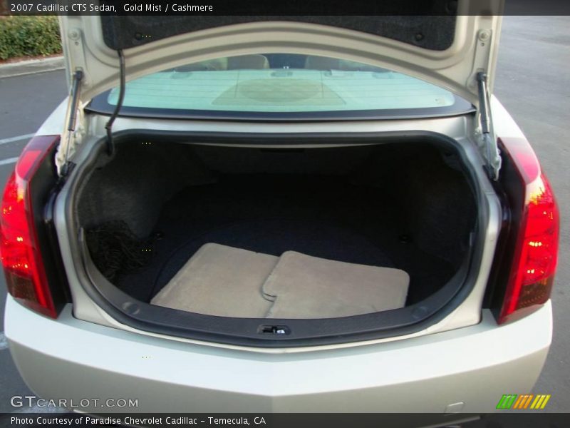 Gold Mist / Cashmere 2007 Cadillac CTS Sedan