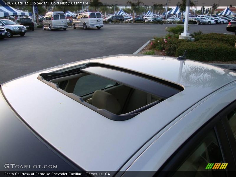 Gold Mist / Cashmere 2007 Cadillac CTS Sedan