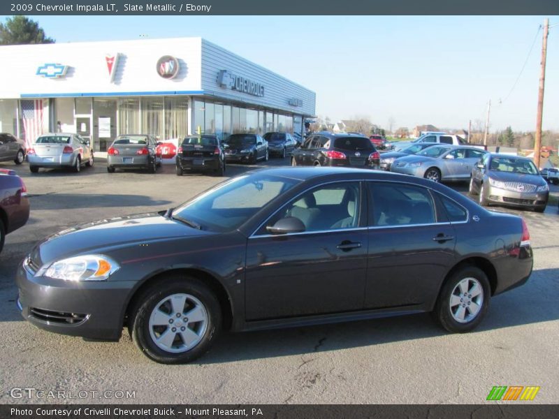 Slate Metallic / Ebony 2009 Chevrolet Impala LT