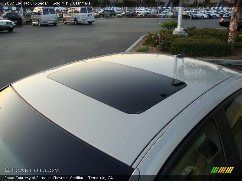 Gold Mist / Cashmere 2007 Cadillac CTS Sedan