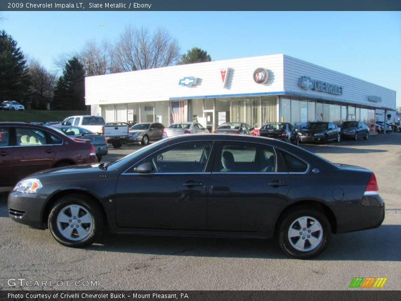 Slate Metallic / Ebony 2009 Chevrolet Impala LT