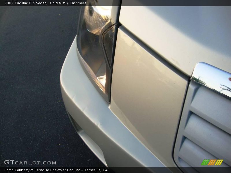 Gold Mist / Cashmere 2007 Cadillac CTS Sedan