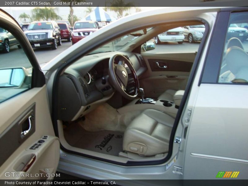 Gold Mist / Cashmere 2007 Cadillac CTS Sedan