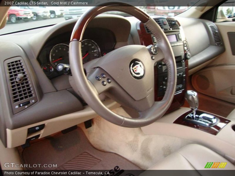 Gold Mist / Cashmere 2007 Cadillac CTS Sedan