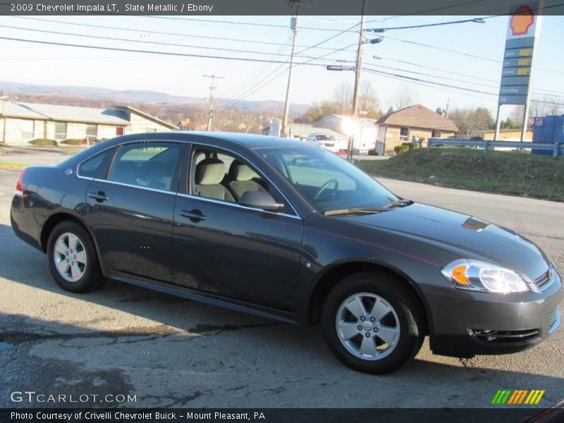 Slate Metallic / Ebony 2009 Chevrolet Impala LT