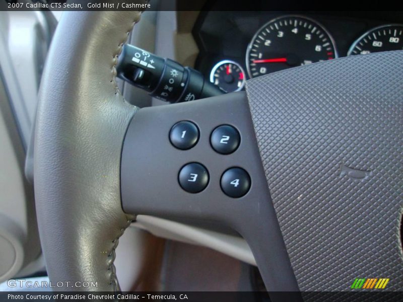 Gold Mist / Cashmere 2007 Cadillac CTS Sedan