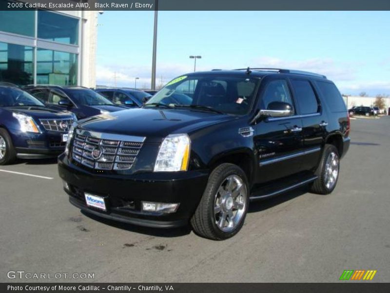 Black Raven / Ebony 2008 Cadillac Escalade AWD