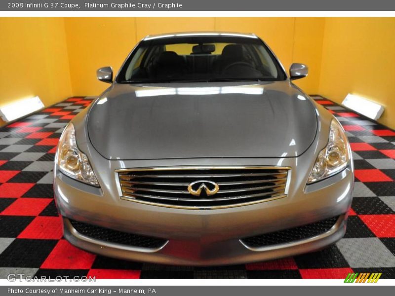 Platinum Graphite Gray / Graphite 2008 Infiniti G 37 Coupe