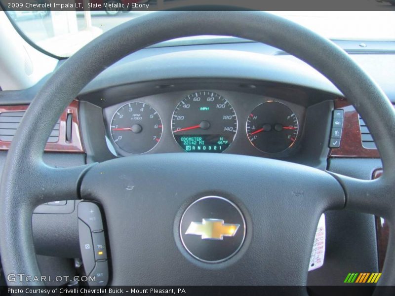 Slate Metallic / Ebony 2009 Chevrolet Impala LT