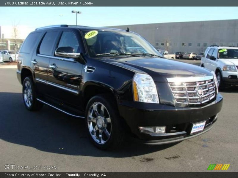 Black Raven / Ebony 2008 Cadillac Escalade AWD