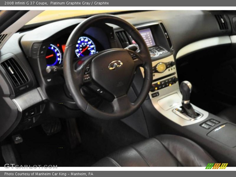 Platinum Graphite Gray / Graphite 2008 Infiniti G 37 Coupe