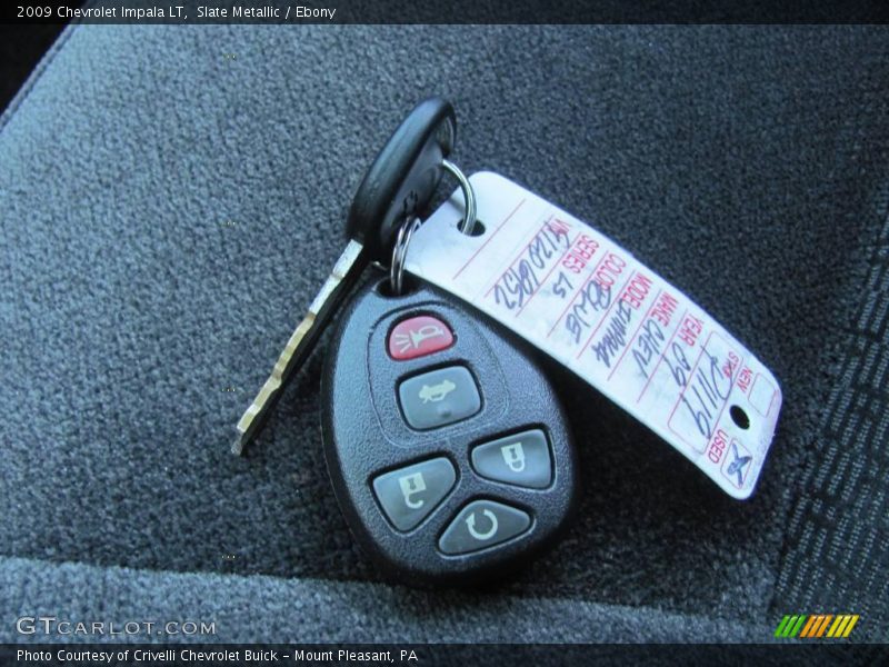 Slate Metallic / Ebony 2009 Chevrolet Impala LT