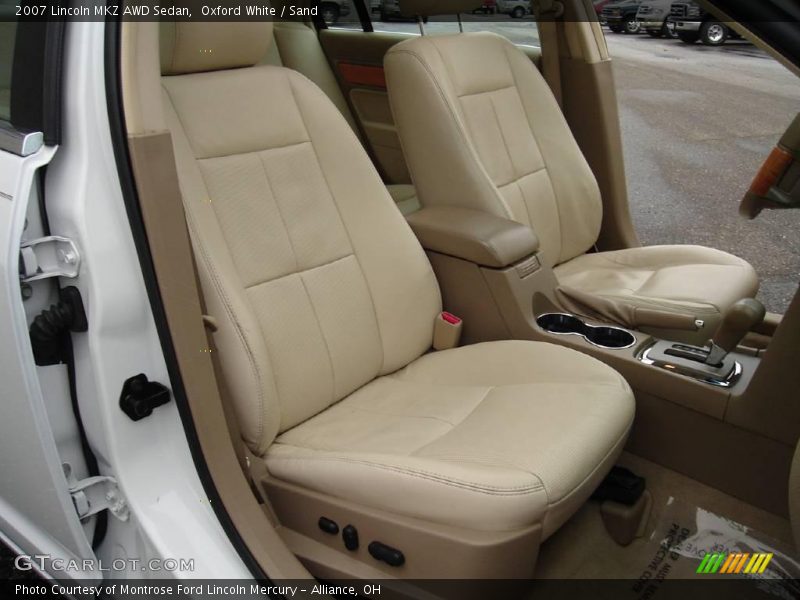 Oxford White / Sand 2007 Lincoln MKZ AWD Sedan