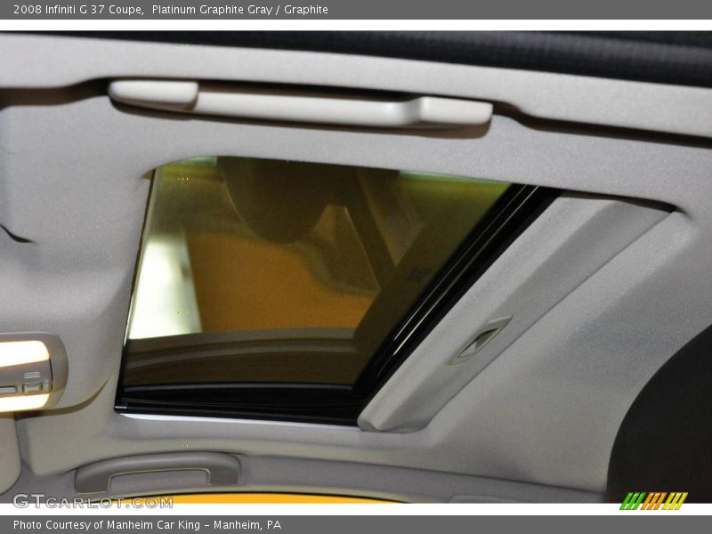 Platinum Graphite Gray / Graphite 2008 Infiniti G 37 Coupe