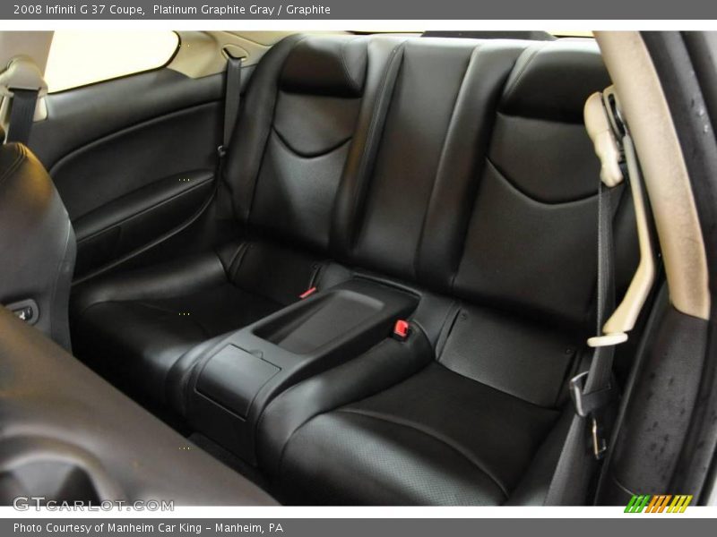 Platinum Graphite Gray / Graphite 2008 Infiniti G 37 Coupe