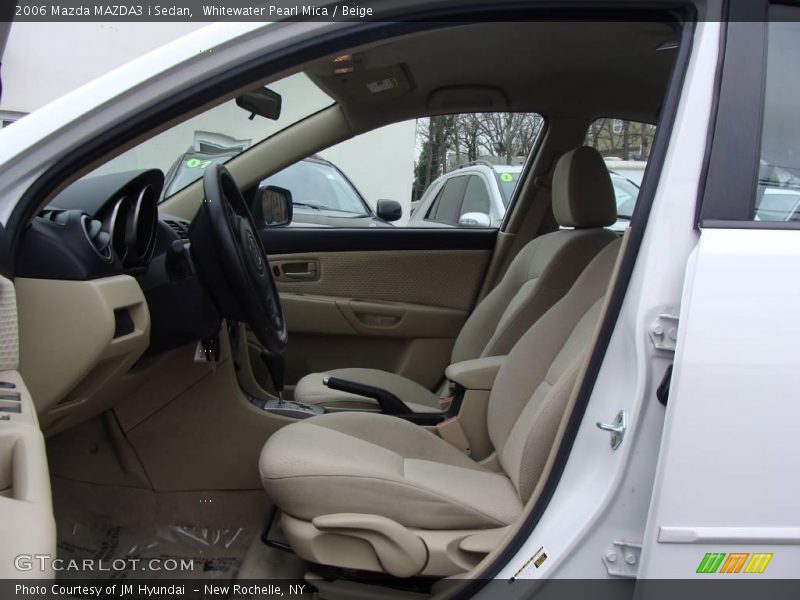 Whitewater Pearl Mica / Beige 2006 Mazda MAZDA3 i Sedan