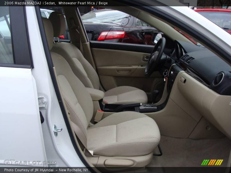 Whitewater Pearl Mica / Beige 2006 Mazda MAZDA3 i Sedan
