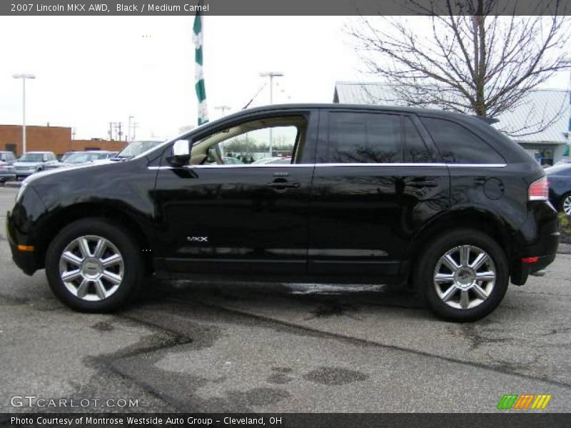 Black / Medium Camel 2007 Lincoln MKX AWD