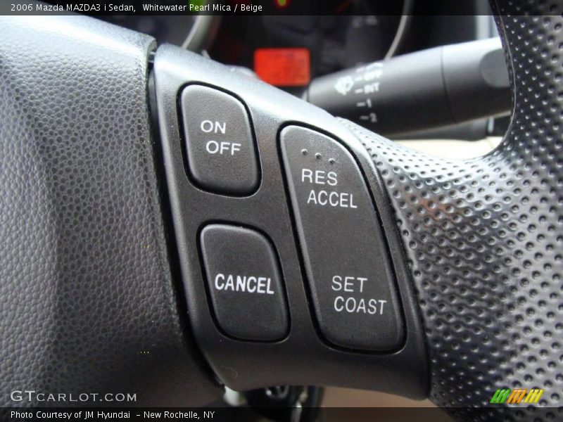 Whitewater Pearl Mica / Beige 2006 Mazda MAZDA3 i Sedan