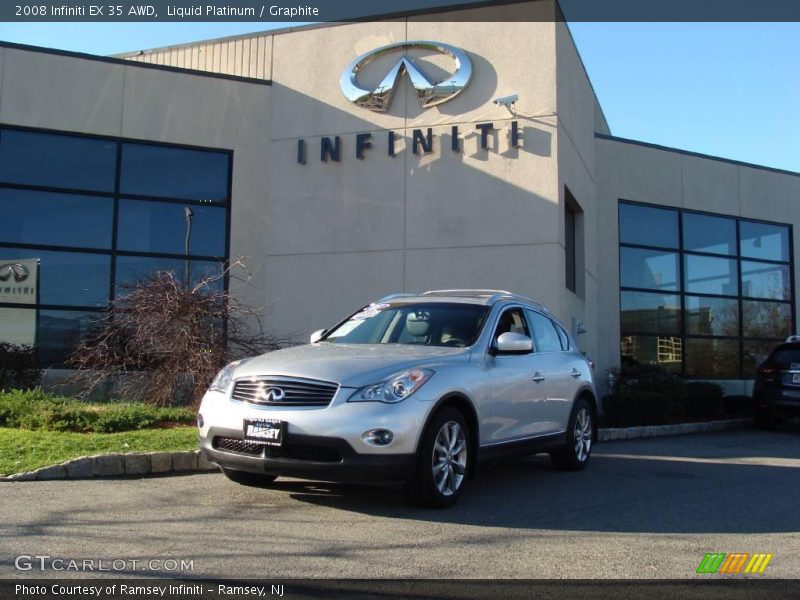 Liquid Platinum / Graphite 2008 Infiniti EX 35 AWD