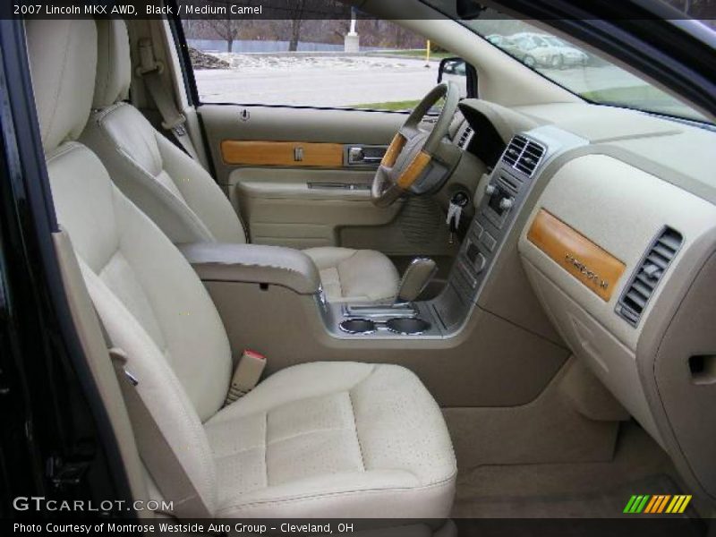 Black / Medium Camel 2007 Lincoln MKX AWD