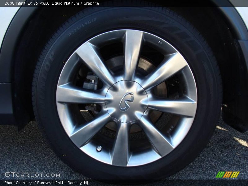 Liquid Platinum / Graphite 2008 Infiniti EX 35 AWD