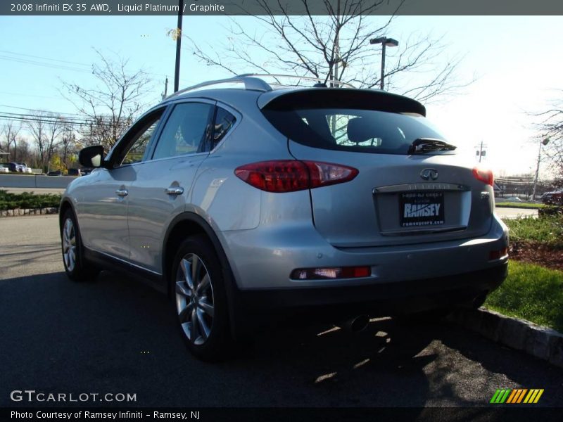Liquid Platinum / Graphite 2008 Infiniti EX 35 AWD