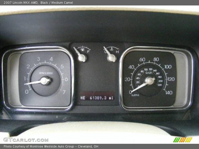 Black / Medium Camel 2007 Lincoln MKX AWD