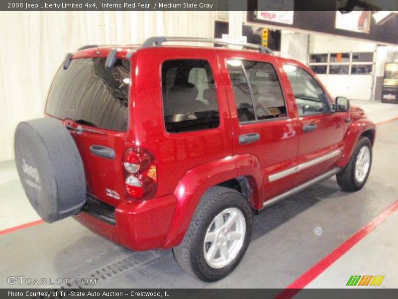 Inferno Red Pearl / Medium Slate Gray 2006 Jeep Liberty Limited 4x4