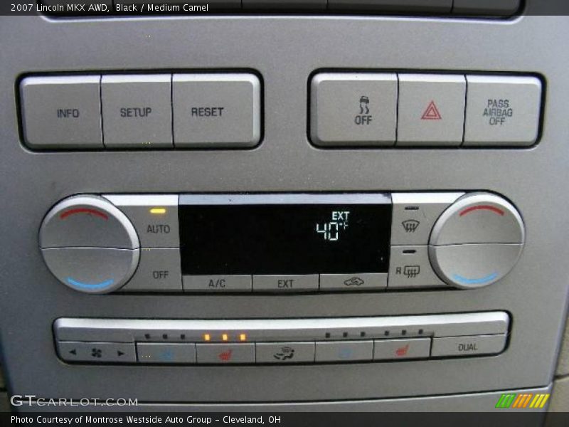 Black / Medium Camel 2007 Lincoln MKX AWD