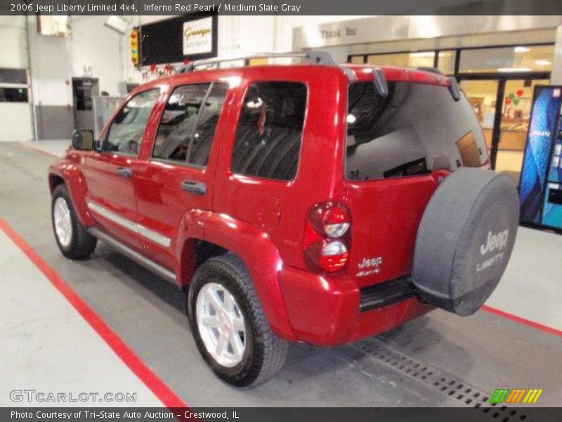 Inferno Red Pearl / Medium Slate Gray 2006 Jeep Liberty Limited 4x4