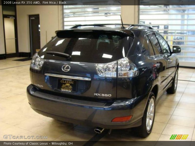 Flint Mica / Black 2008 Lexus RX 350 AWD