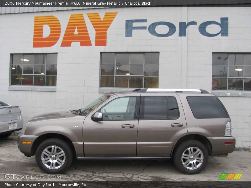 Mineral Grey Metallic / Charcoal Black 2006 Mercury Mountaineer Premier AWD