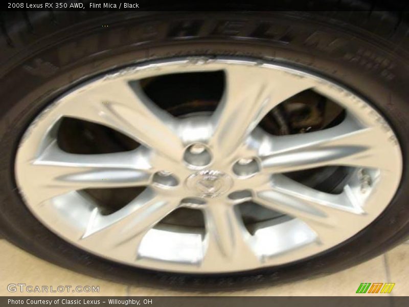 Flint Mica / Black 2008 Lexus RX 350 AWD