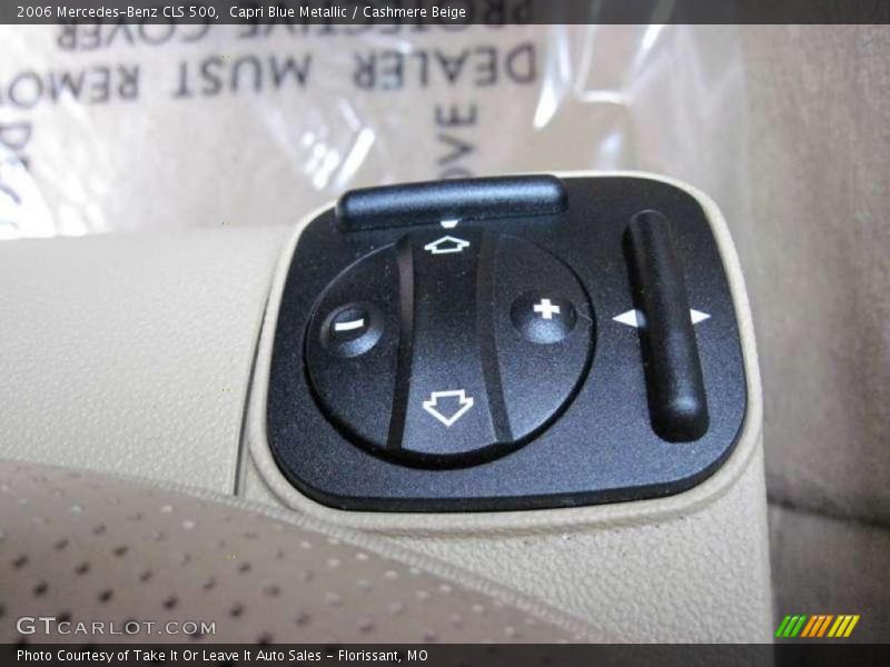 Capri Blue Metallic / Cashmere Beige 2006 Mercedes-Benz CLS 500