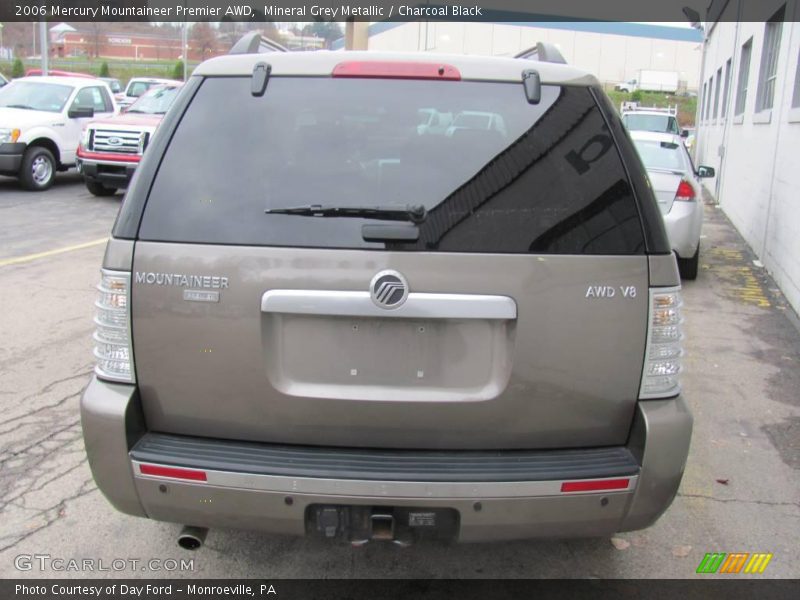 Mineral Grey Metallic / Charcoal Black 2006 Mercury Mountaineer Premier AWD
