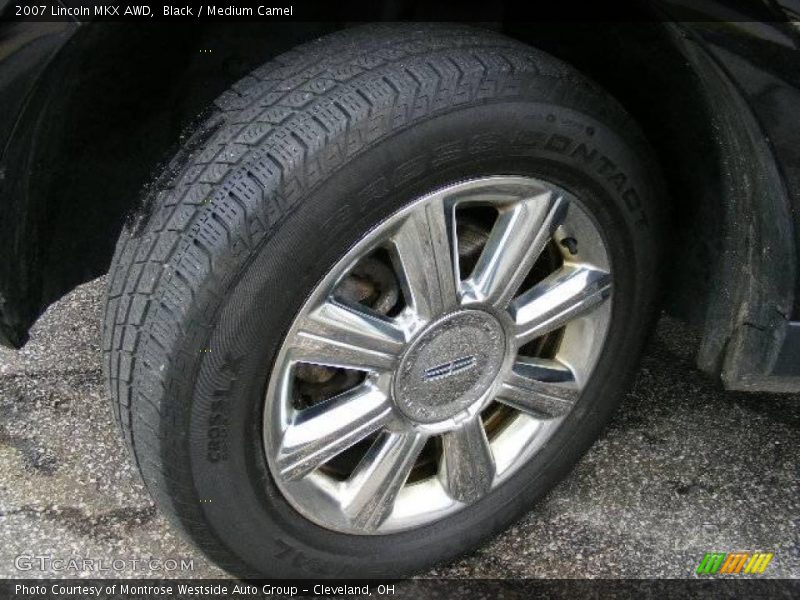 Black / Medium Camel 2007 Lincoln MKX AWD
